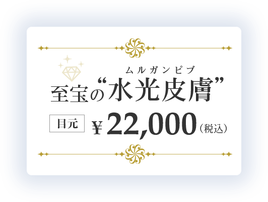 至宝の水光皮膚（ムルガンピブ） 目元 ¥22,000~